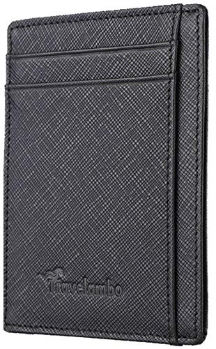 2 Travelambo+Minimalist+Genuine+Leather+Crosshatch