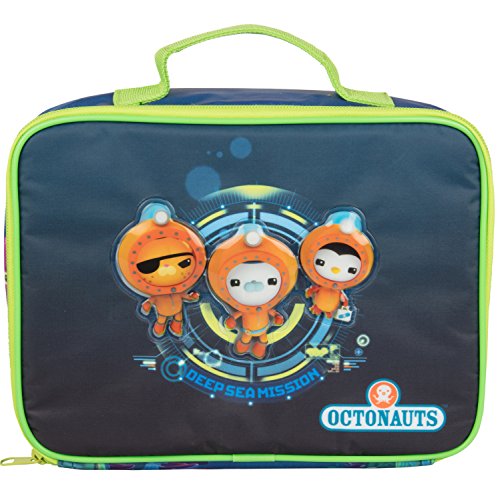 Octonauts Insulated Lunch Sleeve - Reusable Heavy Duty Tote Bag w Mesh Pocket -