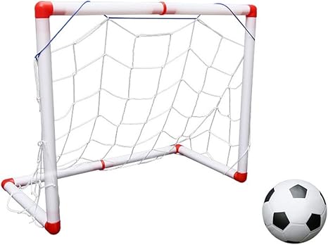 Amazon Co Jp サッカーゴール キッズサッカーゴールセット 子供のサッカーアウトドアインドアサッカーゲート親子インタラクティブスポーツ玩具 ゴール 色 White Size One Size ホーム キッチン