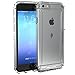 iPhone 6S Plus Case, Poetic Affinity Series Premium Thin/No Bulk/Protection Where its Needed/Clear/Dual Material Protective Bumper Case for Apple iPhone 6S Plus/iPhone 6 Plus (Frosted Clear/Clear)