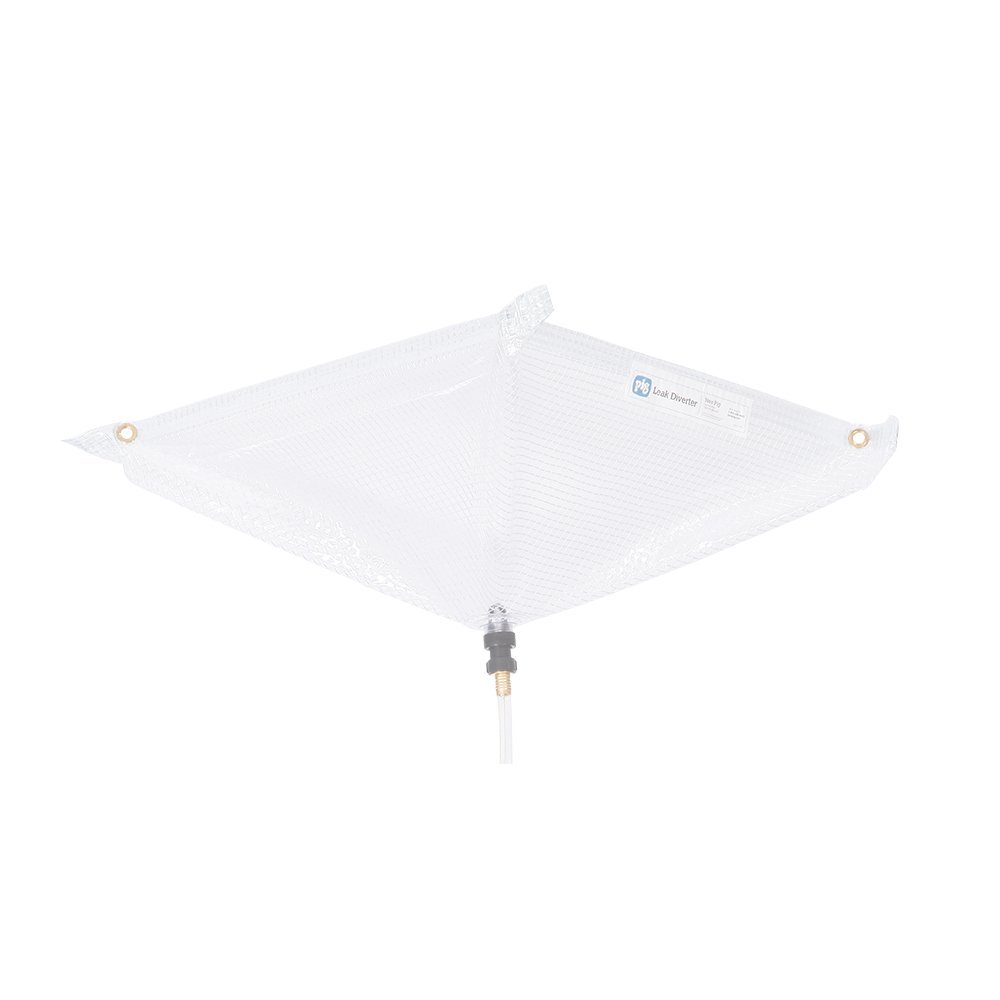 New Pig PIG Roof Leak Diverter Tarp – Clear Polyethylene, 76cm x 76cm, Clear, Diverts Leaks Safely Away from Floors & Equipment