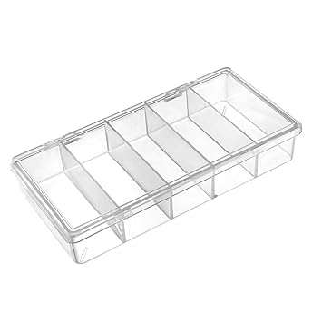 Uxcell Component Storage Box Ps Fixed 5 Grids Electronic