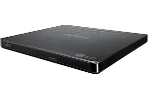 LG Electronics Ultra Slim Portable Blu-ray/DVD Writer Optical Drive - BP60NB10