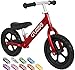 Cruzee Ultralite Balance Bike (4.4 lbs) for Ages 1.5 to 5 Years | Red BW– Best Sport Push Bicycle for 2, 3 & 4 Year Old Boys & Girls – Toddlers & Kids Skip Tricycles on The Lightest First Bike