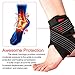 Ankle Brace ( Lightweight and Slim by PrettyCare ) Achilles Tendon Support Braces Protector with Adjustable Wrap Band for Sport Protection & Pain Relief for Running Basketball for Men, Women