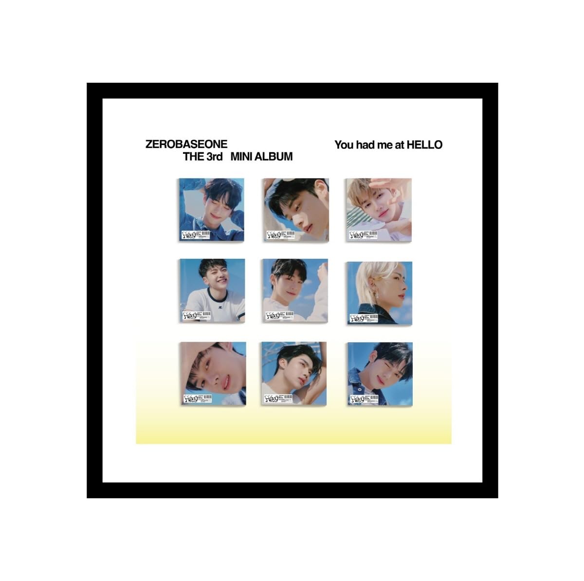 ZEROBASEONE - You had me at HELLO [Digipack ver.] 3rd Mini Album (9 ver. SET)