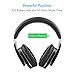 Bluetooth Headphones ARCHEER AH07 Wireless Headphone Foldable Over Ear Headphones with Microphone, AptX Stereo Sound Headset for Travel Work TV Computer Smartphones