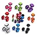 Imixlot 16 Pieces Acrylic Cheaters Plugs Barbell Earring Expander