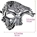 Ubauta Steampunk Cyborg Venetian Mask, Masquerade Mask For Halloween Costume Party/Phantom Of The Opera/Mardi Gras Ball