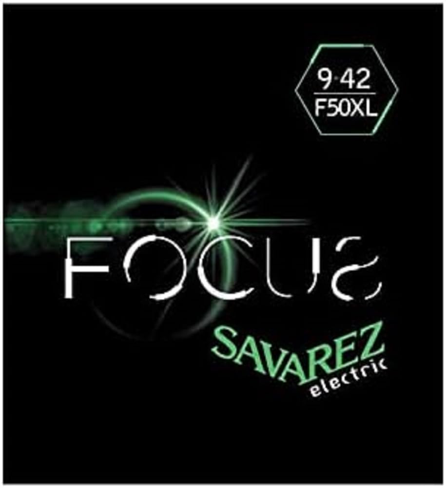 Savarez Electric Guitar Strings Focus Stainless Steel Set Extra-Light .009-.042 F50XL