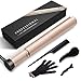 ELLESYE by Homitt Hair Straightener, Professional Ceramic Flat Iron for Hair with Negative Ion & Dual Voltage, 3D Floating Plates Twist Straightening Iron with Adjustable Temperature(250-450℉)