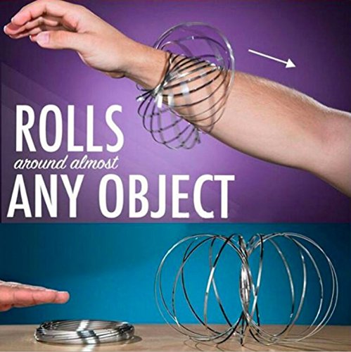 Flow Rings Kinetic Interactive Spring Toy 3D Sculpture Rings