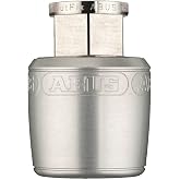Abus 726811 Nutfix Solid Axle Single Bike Lock, Silver