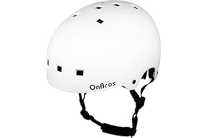 Skateboard Helmet Adult - OnBros Youth Bike Helmet Men or Women, Adjustable Road Bike Helmets for Multi-Sport Bicycle Cycling