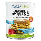 Diabetic Kitchen Pancake & Waffle Mix Is Keto-Friendly, Low-Carb, Gluten-Free, High-Fiber, No Artificial Sweeteners or Sugar Alcohols, Non-GMO and No Sugar Added (13 Servings)