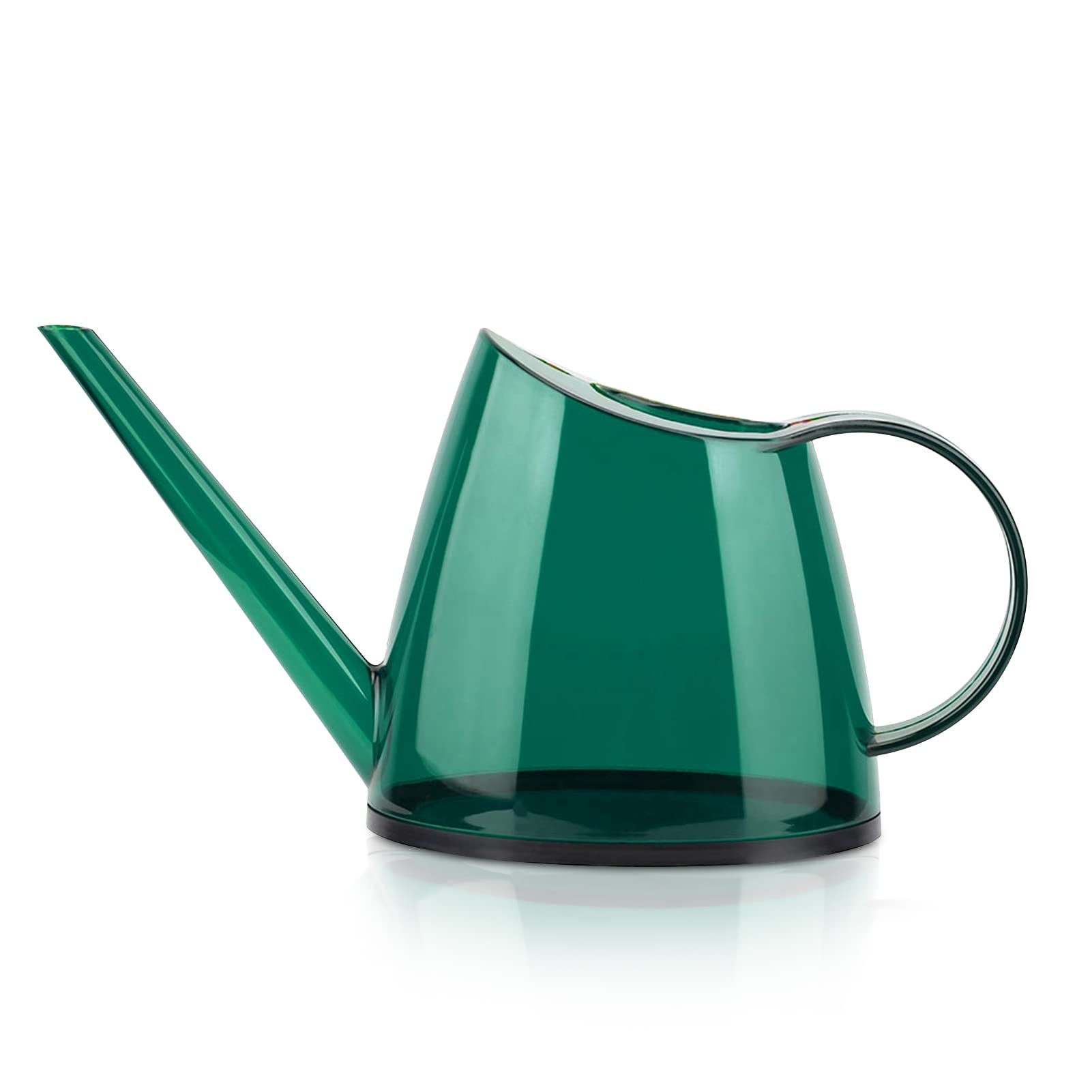 Watering Can for Indoor Plants, 1.2L Plant Watering Can with Long-Spout Small Indoor and Outdoor Water Pot Transparent for Garden Flower 6.8×4.3×6.9inch
