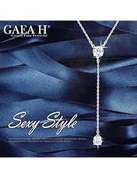 GAEA H Sterling Silver Necklace for Women, Crystal with Swarovski Jewelry Women's Necklaces