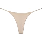 SAKVILSEC Women Underpants Seamless Thong Temptation Underwear High Waist G-String