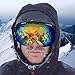 WELLVO Ski Goggle OTG Snowboard Goggle Anti-Fog UV Protection, Dual Lens Snow Goggle for Men Women Youth Helmet Compatible