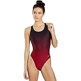 Sporti Wide Strap Athletic One Piece Swimsuit for Women - Solid Bathing Swimsuits for Competiton - Multi Color Selection