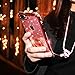 OCYCLONE Cute Glitter Case with Ring Compatible with iPhone 8 Plus 7 Plus for Women Girl