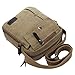 ruyihuang Men's Vintage Canvas Shoulder Messenger Travel Hiking Bag Satchel khaki
