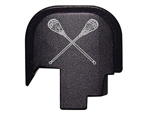 NDZ Performance for S&W Shield Rear Back Plate 9mm .40 Black Lacrosse Sticks Crossed
