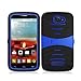 Phone Case for Alcatel Onetouch Pop Icon A564c/7040T Rugged Heavy Duty Armo Cover Blue Stand