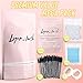 Lyon Lash Eyelash Extension Supplies 4x100 Packs - 100 Pairs Under Eye Gel Pads | 100 Disposable Mascara Brushes Wands | 100 Micro Applicators Brush | 100 Glue Ring Holder | 2 Medical Tapes