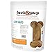 Jack&Pup Natural Cow Ears for Dogs - Cow Ear Dog Treats, Thick Cut, Single Ingredient, High Protein, Pig Ear Alternative Dog Treats - Cow Ears for Small and Large Dogs (15 Pack)