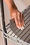 Shelf Liners for Wire Shelf Liner Set of 4 - Graphite (14-Inch-by-36-Inch)