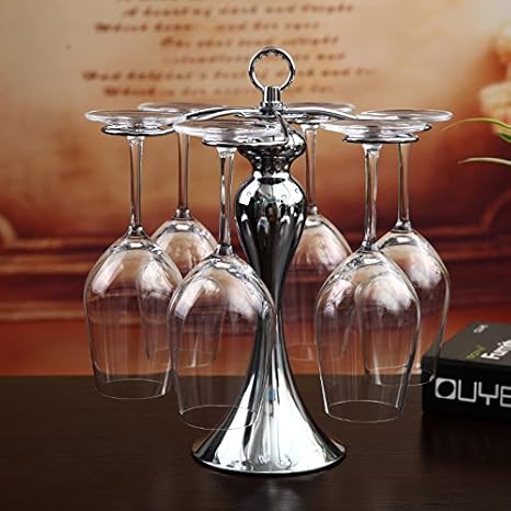 Waist Type Stainless Steel Tabletop Wine Glass Drying Rack