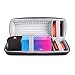Hard Travel Bag Carrying Cover Case for JBL Pulse 3 Pulse3 Wireless Portable Bluetooth Speaker Protective Cover with Shoulder Strap (Black+Gray)