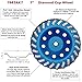 7” Concrete Turbo Diamond Grinding Cup Wheel for Angle Grinder 5/8