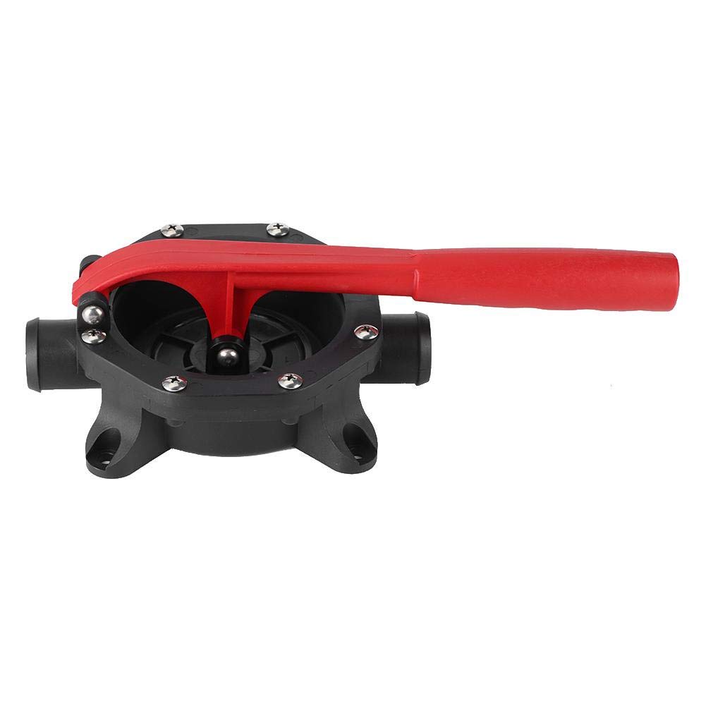 Qiilu Manual Diaphragm Pump,Plastic Handle Marine Manual Diaphragm Hand Bilge for Boat Yacht SFDHP-G720-01
