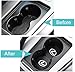 CARFORU 2 Packs Car Interior Accessories Cup Holder, Anti Slip Cup Mat Insert Vehicle Travel Auto Cup Holder Insert Coaster Mat for Lexus All Models, 2.75 inch