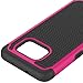 Berry Accessory(TM) [Drop Protection] Protective Case [Shock Proof] [Dual Lawyer] Hybrid Defender Armor Case Cover For Samsung Galaxy S7 Edge With Free Berry logo stand holder(Hot Pink)