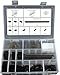 eConnectorsExpress Dupont Connector Kit with PCB 2.54mm Pitch Pin Headers, Dupont Single Row Female Housing and Male/Female Pins (525)