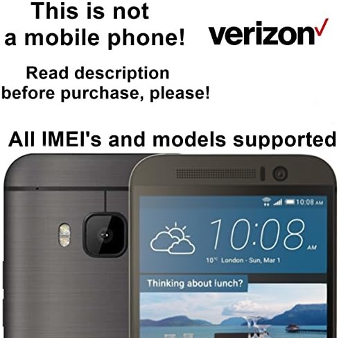 Verizon Wireless USA Unlocking Service for HTC One X, S, V, M7, M8, M9, DESIRE 601, 510, 320 and Other Models - Make Your Device More Useful Than Before - Choose Any Carrier at Your Own at Any Time You Need - No Re-lock Lifetime Guarantee