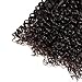 ISEE Hair Virgin Malaysian Deep Curly Jerry Curly Human Hair 3 Bundles With 4x4 Free Part Lace Closure,100% Unprocessed Human Curly Hair Extensions(16