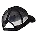 Text Law and Forces Embroidered Patched Mesh Cap - NASA OSFM,Black,One Size