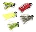 5 Pcs 7g /10g (1/4oz) /( 3/8oz) THKFISH Mixed Colour Fly Rubber Swim Bass Jig Fishing Lures