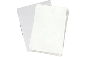 Wafer Paper for Edible Printing - 25 Pack Letter Size (8.5" x 11", 0.3 mm). Food Grade Wafer Sheets for Custom Cake Toppers &