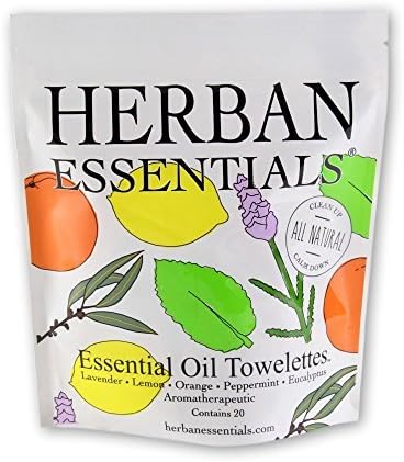 ハーバンエッセンシャルズ アロマタオル ミックス (個包装20枚入り) ※5種×4枚
