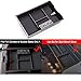 for Dodge RAM Center Console Organizer,Jaronx Storage Box for Dodge RAM 1500 (2009-2018) and 2500/3500 (2010-2018),Armrest Organizer Tray + Coin Holder (Full Console w/Bucket Seats ONLY)