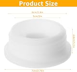 EATHEATY 50 Pcs 2" Bung Cap Plastic Drum Bung Hole Plugs with Silicone Gasket view 2