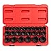 Sunex 2645, 1/2 Inch Drive Impact Socket Set, 26-Piece, Metric, 10mm-36mm, Cr-Mo Alloy Steel, Radius Corner Design, Heavy Duty Storage Case primary