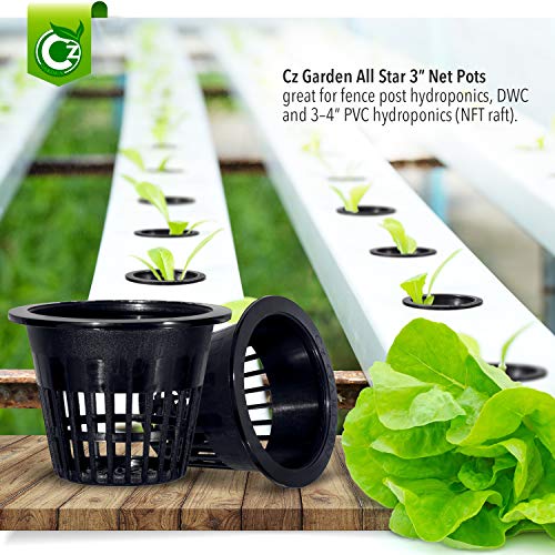 3 inch Net Pots Cz All Star Round Heavy Duty Cups Wide Lip Design