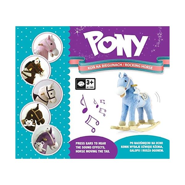 Milly Mally Schaukelpferd Puppenwagen Pony – Bild 3