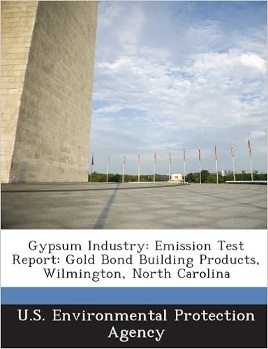 Gypsum Industry: Emission Test Report: Gold Bond Building Products, Wilmington, North Carolina
